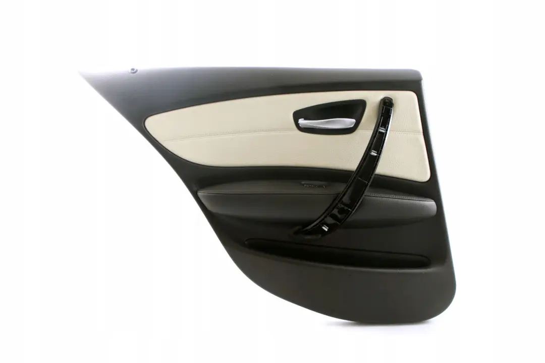 Tapicerka boczek drzwi lewy tył lemon do BMW E87 LCI o numerze 9121217 BMW E87 LCI Tapicerka boczek drzwi lewy tył lemon - SKU 9121217 - Numer Części 9121217