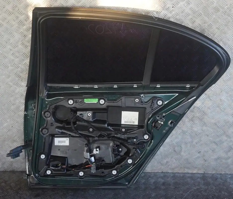 BMW 7 Series E65 Door Rear Right O/S Oxfordgruen Oxford Green Metallic - 430 - SKU 7202084-OXF - Part number 7202084