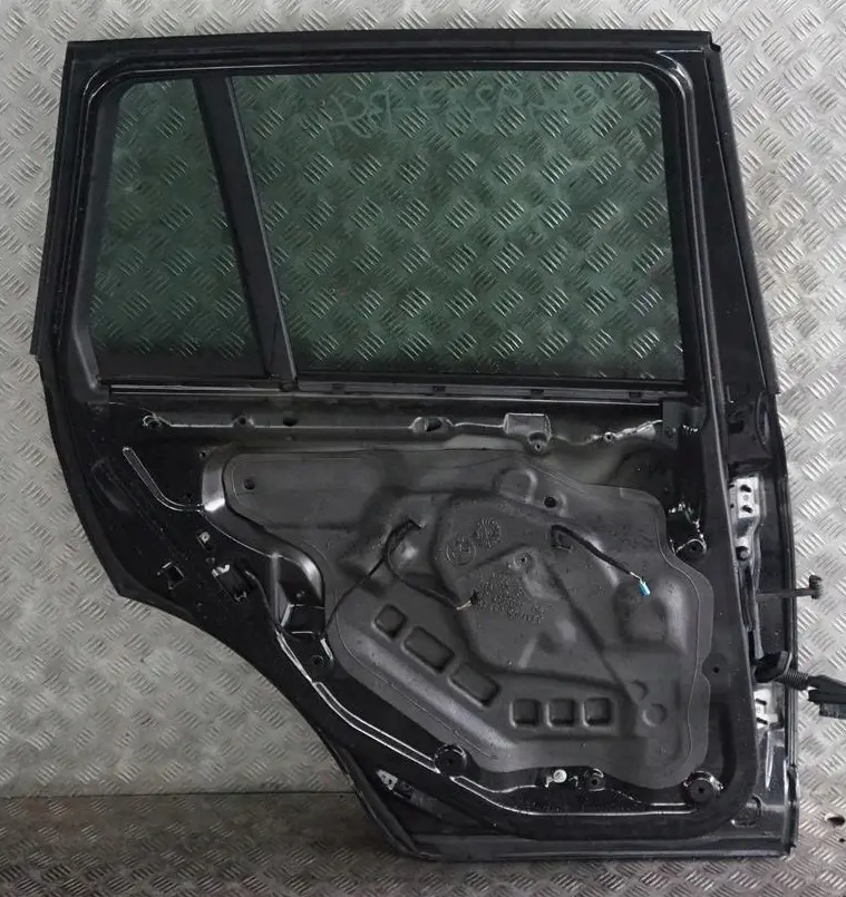BMW X3 Series E83 Door Rear Left N/S Black Sapphire Metallic - 475 - SKU 3449337-BS4 - Part number 3449337