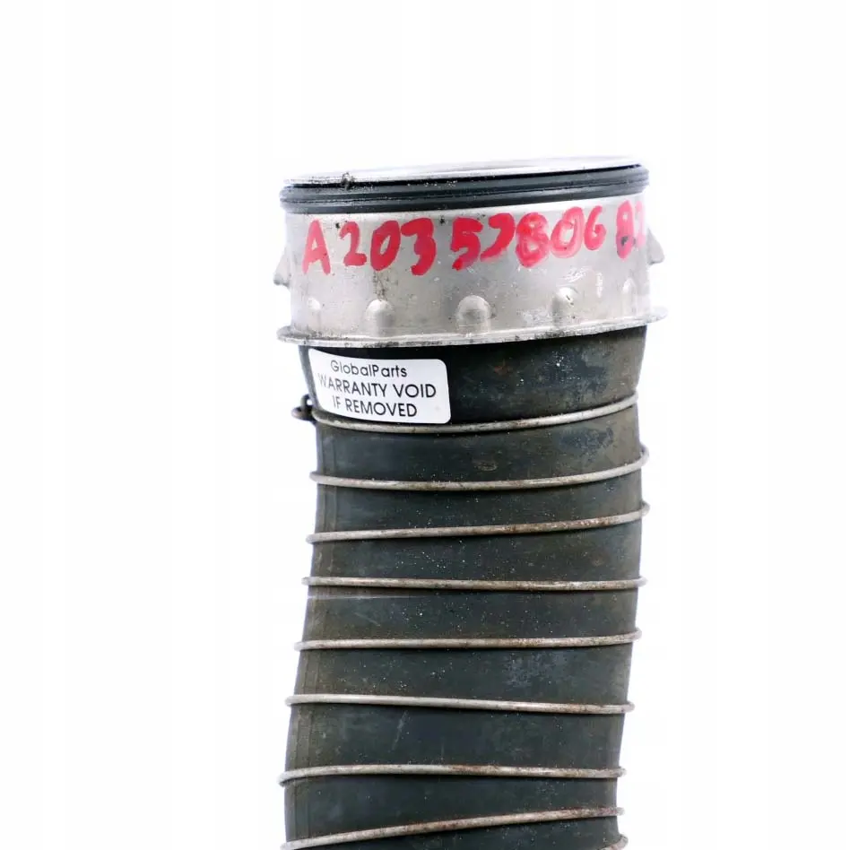 Mercedes-Benz W203 Kompressor Left N/S Turbo Intercooler Hose Pipe to with Part number A2035280682 Mercedes-Benz W203 Kompressor Left N/S Turbo Intercooler Hose Pipe - SKU A2035280682 - Part number A2035280682