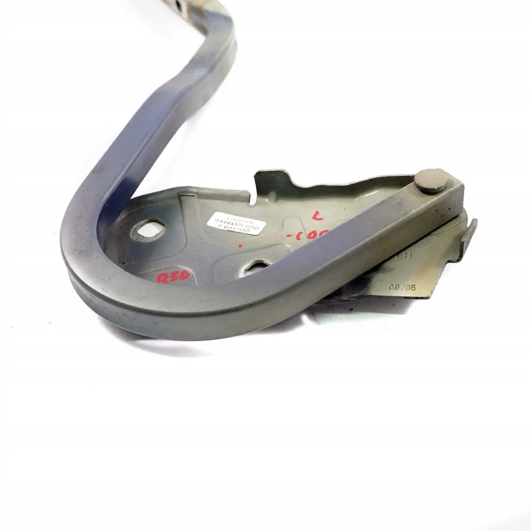 Mini Cooper One R50 R53 Left N/S Engine Hood Hinge Cool Blue Metallic - A27 - SKU 0598828-COOL - Part number 0598828