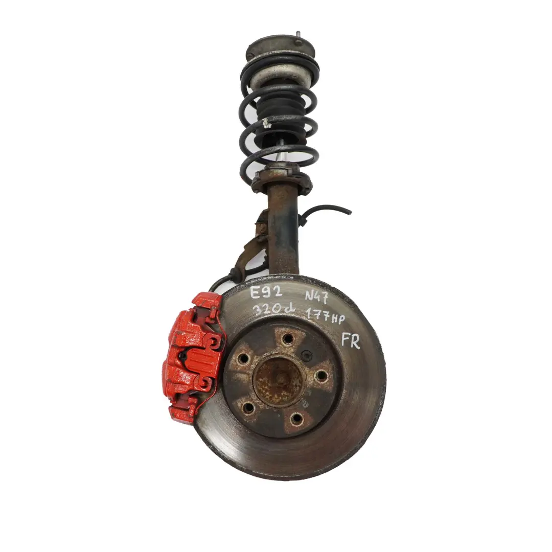 N47 M Sport Front Right O/S Spring Strut Leg Suspension Brake Hub to BMW 3 E92 320d with Part number 6780080 BMW 3 E92 320d N47 M Sport Front Right O/S Spring Strut Leg Suspension Brake Hub - SKU 6780080 - Part number 6780080