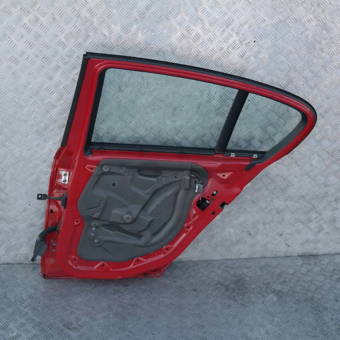 BMW 1 er E87 LCI Beifahrer Tür hinten rechts Karmesinrot Rot A61 - SKU 7191018-KAR - Teilenummer 41527132342