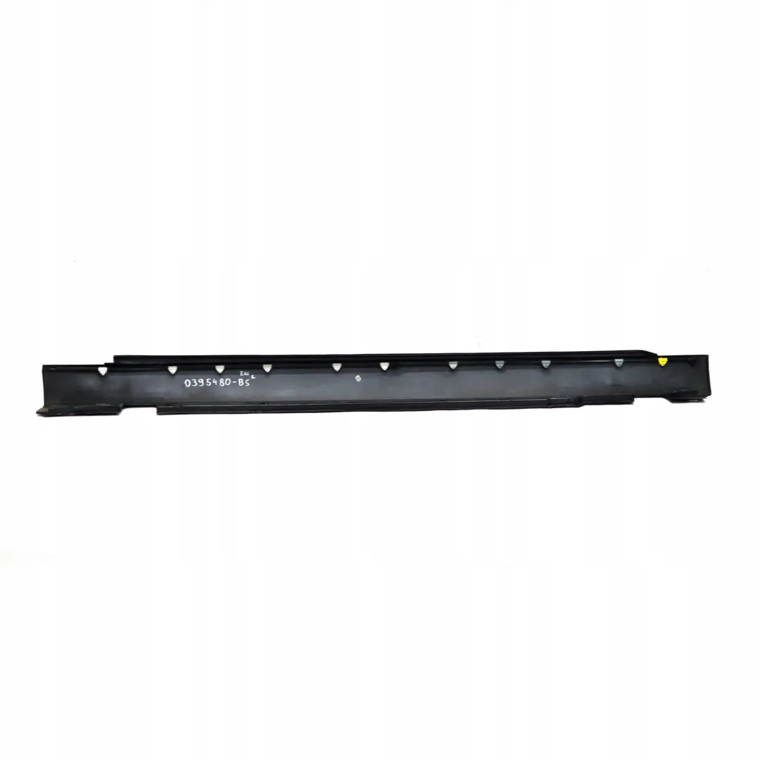BMW E66 Long Door Sill Cover Skirt Right Black Sapphire - 475 - SKU 0395480-BS - Número de pieza 0395480