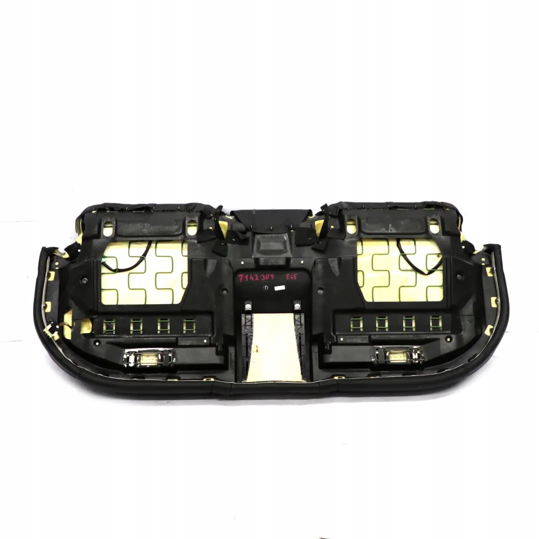 BMW E65 E66 Sedile Posteriore Panca Klimatisiert Riferimento Pelle Nasca Nero - SKU 7142309 - Numero di parte 7142309