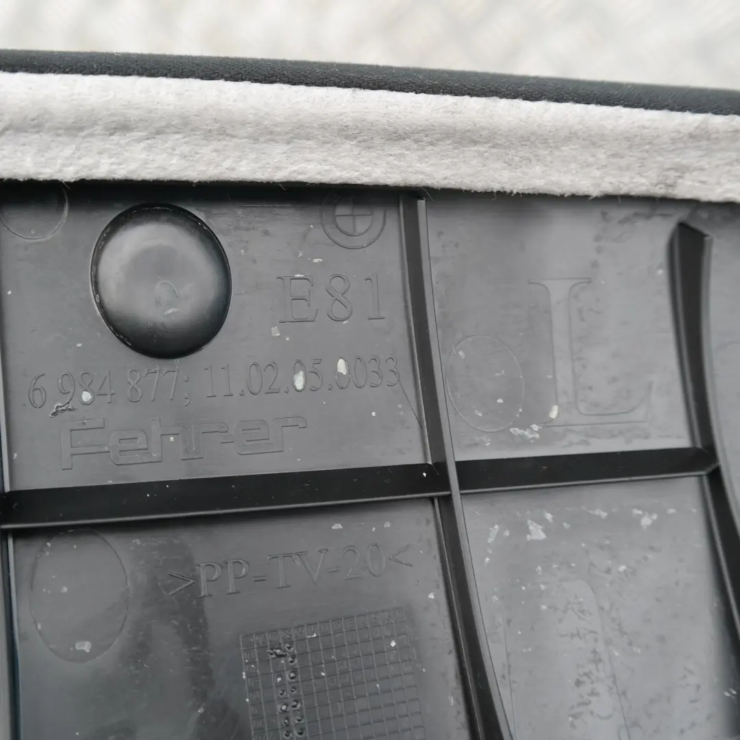 BMW E81 Boczek bok kanapy lewy tył Cranberryrot - SKU 9158963 - Numer Części 9158963