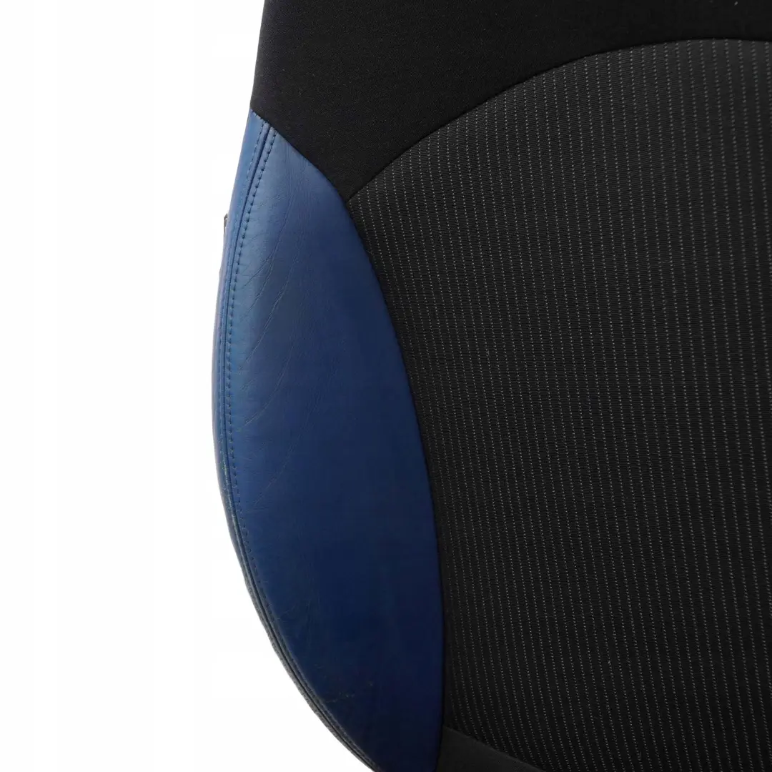 Mini Cooper One R56 R57 Sport Cloth Leather Black Blue Front Right Seat O/S - SKU 7242358-2 - Part number 7242358