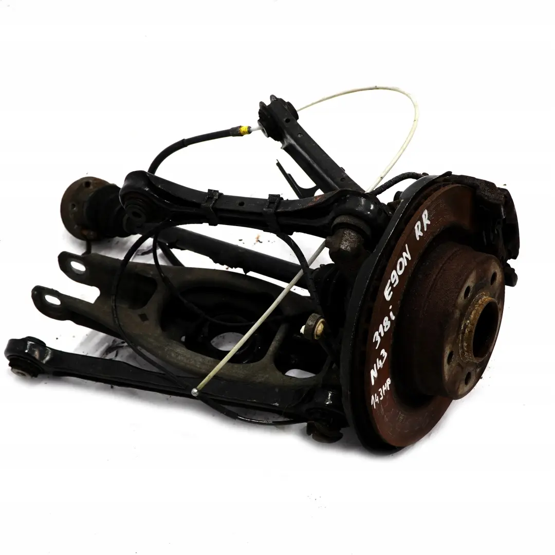 N43 Trasera Derecha Suspension Pierna Rueda Portador Freno Hub para BMW E90 LCI 318i con número de pieza 6783654 BMW E90 LCI 318i N43 Trasera Derecha Suspension Pierna Rueda Portador Freno Hub - SKU 6783654-5 - Número de pieza 6783654