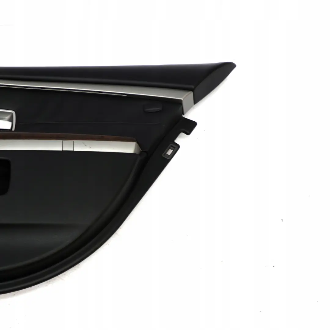 Right Door Card Leather Nasca Black Lining Trim pour BMW E66 Long Rear à propos du numéro de pièce 9154750 BMW E66 Long Rear Right Door Card Leather Nasca Black Lining Trim - SKU 9154750 - Numéro de pièce 9154750