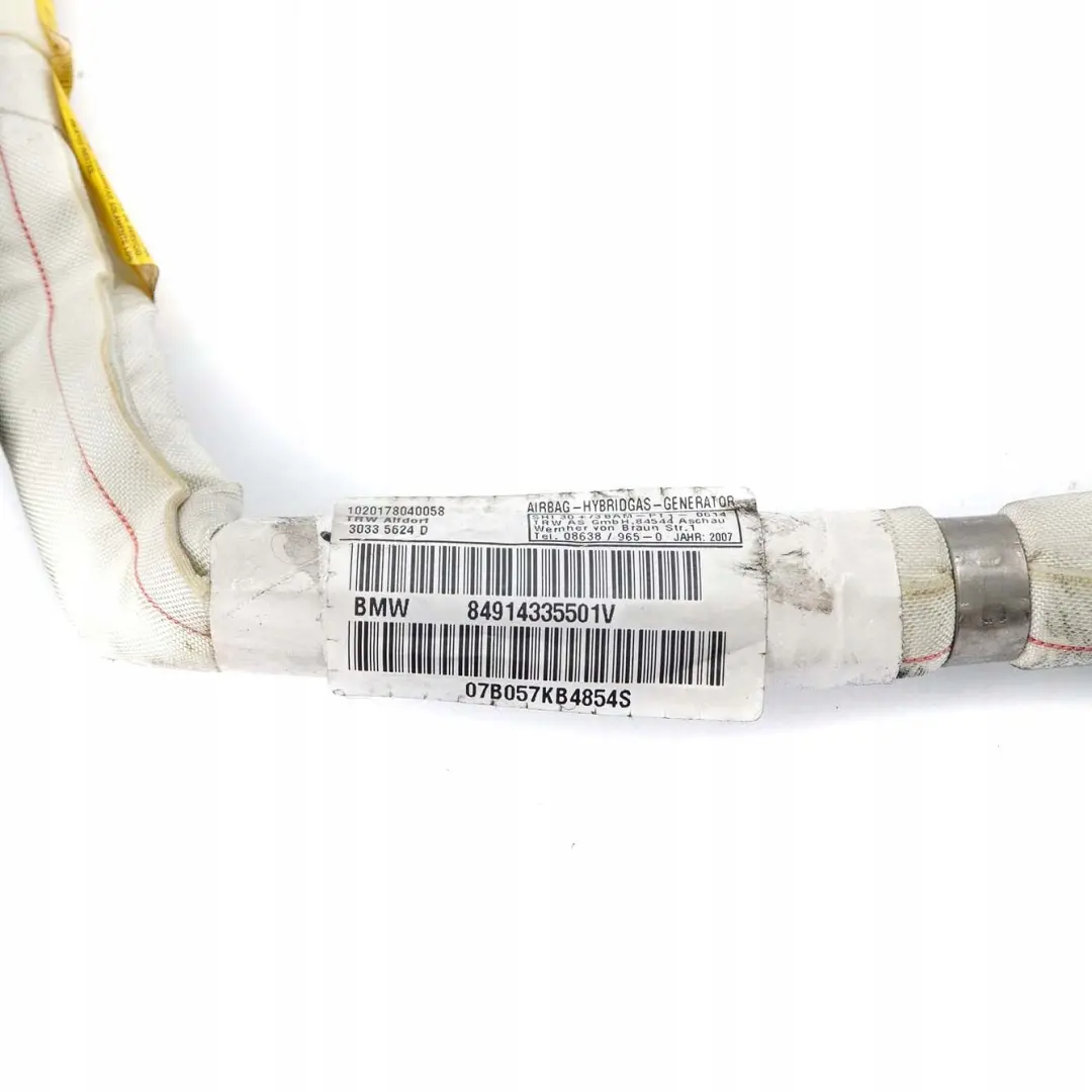 BMW 7 Series E66 Left Head Airbag Roof Curtain N/S AHPS2 - SKU 9143355 - Part number 9143355