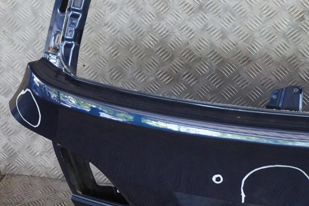 Trunk Boot Lid Tiefseeblau Deep Sea Blue - A76 to BMW 5 E61 Touring Tailgate with Part number 7130799 BMW 5 E61 Touring Tailgate Trunk Boot Lid Tiefseeblau Deep Sea Blue - A76 - SKU 7130799-DSB - Part number 7130799