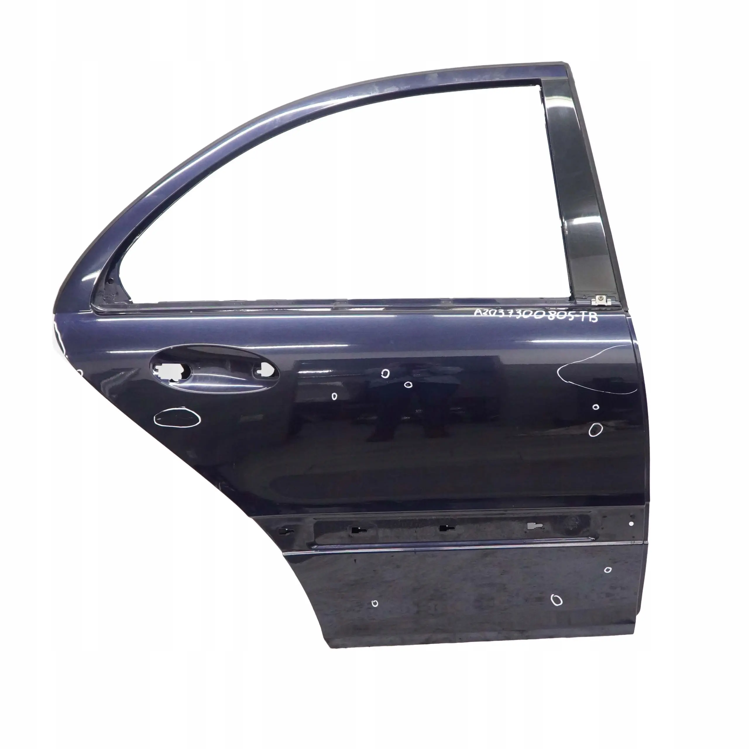 Mercedes Benz Classe C W203 Portiera Posteriore Dx Tanzanitblau Metallico - 359