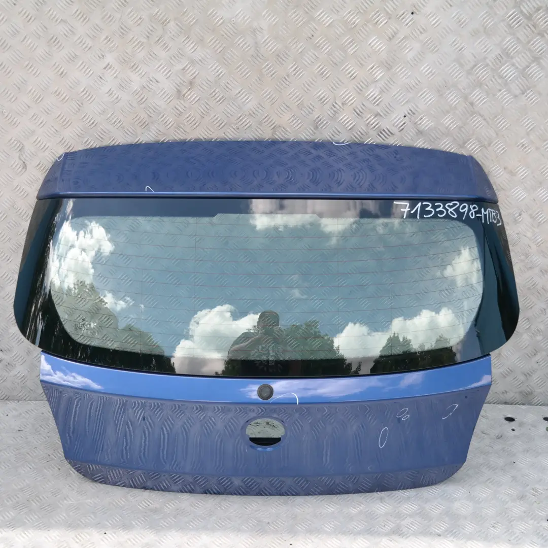  Genuine BMW 1 SERIES E81 E87 E87N Trunk Lid Tailgate Boot Lid Montegoblau Blue - SKU 7133898-MTB3 - Part number 7133898