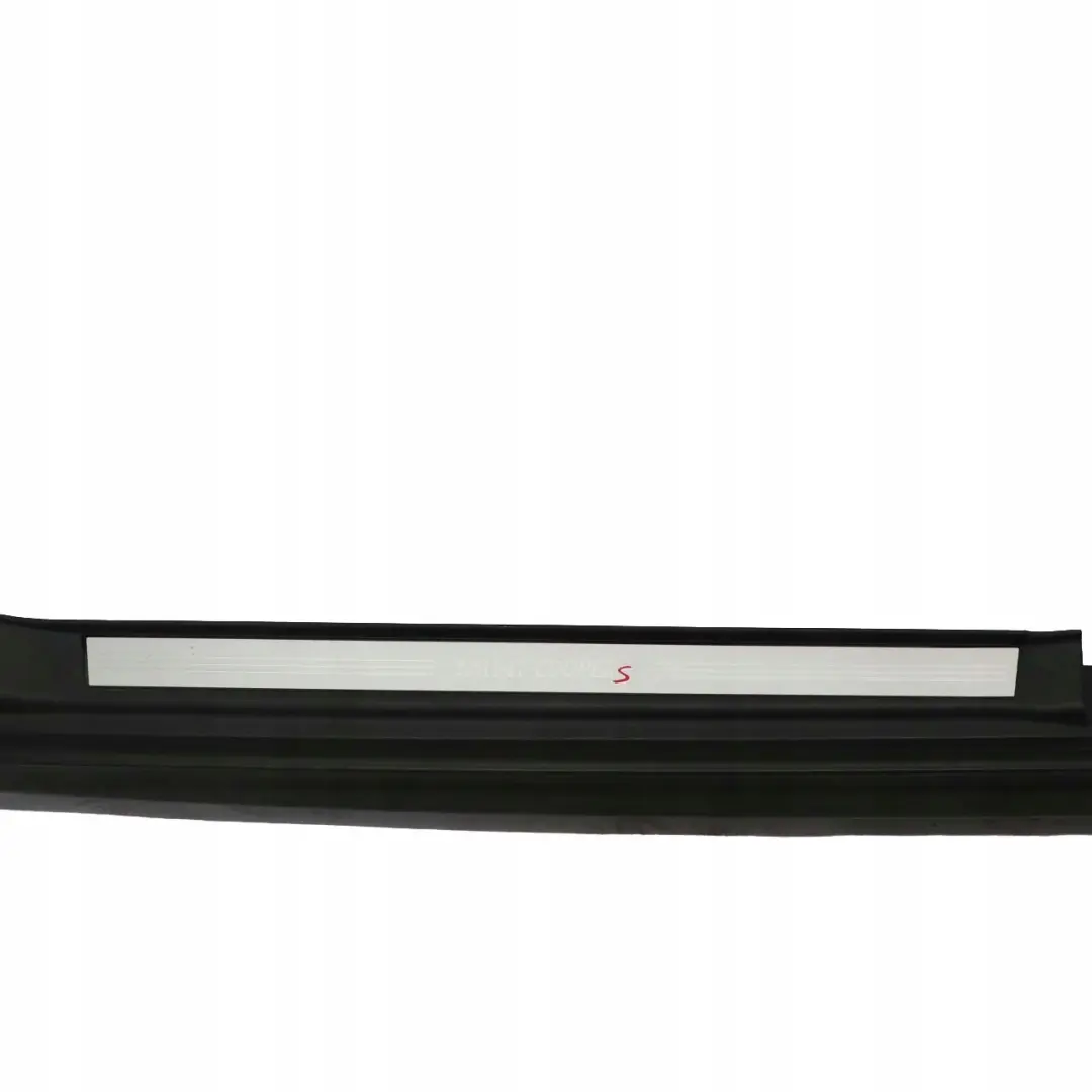 LEFT DOOR SILL COVER SIDE SKIRT N/S to MINI Cooper S R56 R57 R58 R59 with Part number 51777147915 MINI Cooper S R56 R57 R58 R59 LEFT DOOR SILL COVER SIDE SKIRT N/S - SKU 7147915 - Part number 51777147915