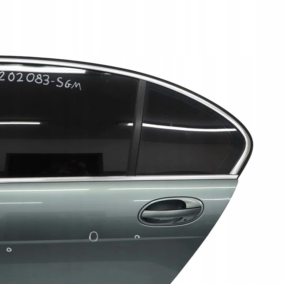 BMW E65 Puerta Trasera Izquierda Schiefergruen Verde Pizarra Metalizado - 449 - SKU 7202083-SGM - Número de pieza 7202083
