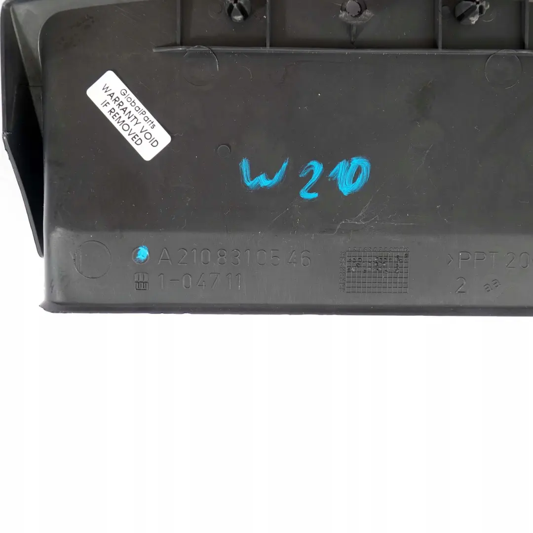  Mercedes-Benz E W210 Rear Nozzle Floor Air Duct Leg Channel Vent - SKU A2108310546 - Part number A2108310546