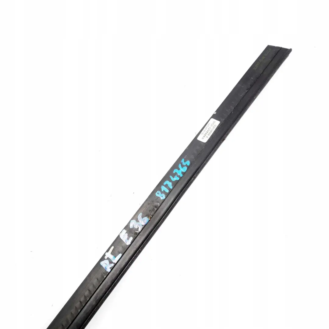 Burlete Interior Puerta Trasera Izquierda Negro para BMW E36 Berlina Touring con número de pieza 8174765 BMW E36 Berlina Touring Burlete Interior Puerta Trasera Izquierda Negro - SKU 8174765 - Número de pieza 8174765