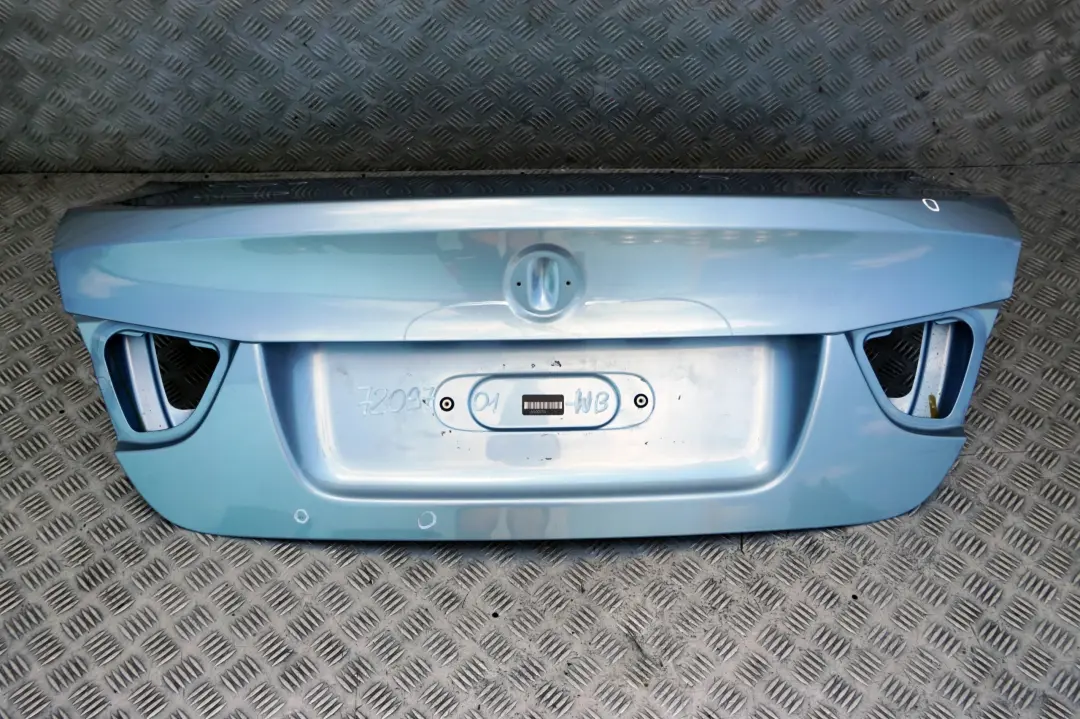BMW 3 Series E90 LCI Rear Trunk Boot Lid Tailgate Bootlid Bluewater Water Blue - SKU 7209701-WB - Part number 7209701