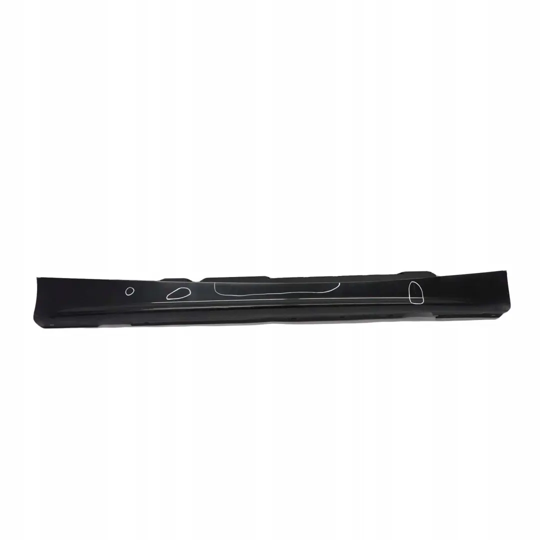 BMW E87 Nakładka Listwa Próg Prawy Black Sapphire Metallic - 475 0032948 - SKU 0032948-BS1 - Numer Części 51770032948