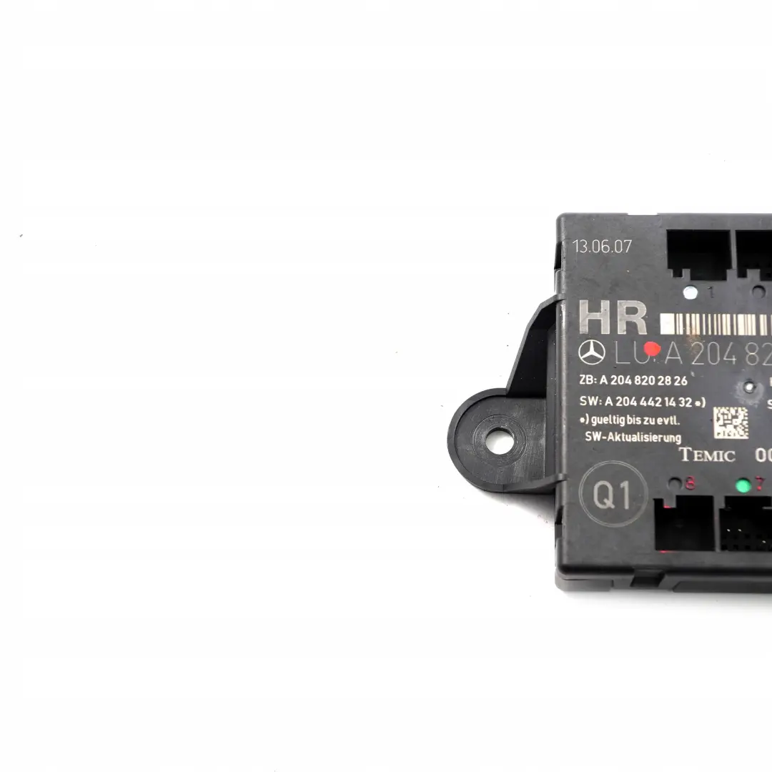  Mercedes-Benz W204 Modulo unità di controllo porta posteriore destra - SKU A2048207885 - Numero di parte A2048207885