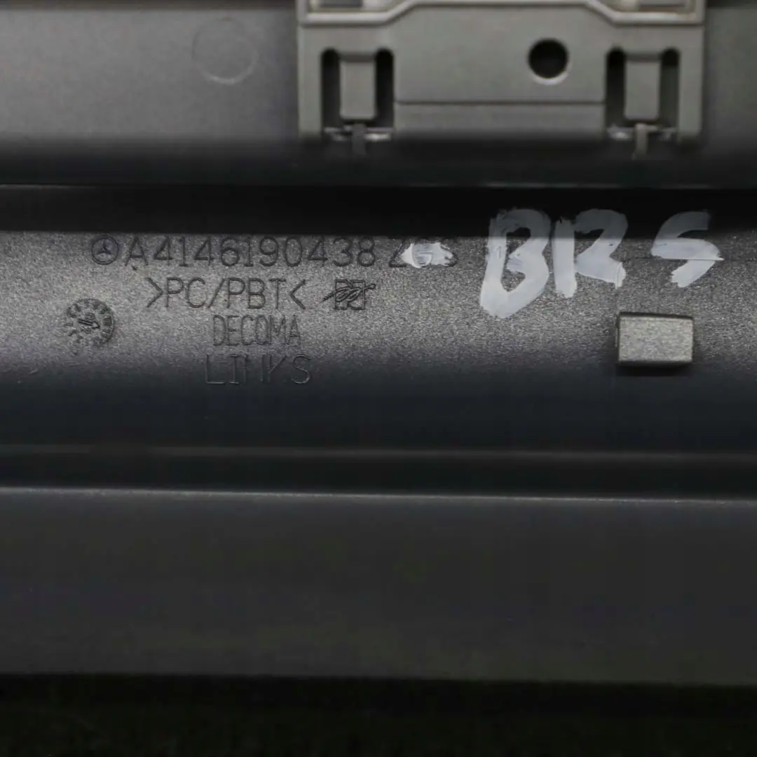  Mercedes-Benz Vaneo W414 Sill Side Cover Skirt Left N/S Brilliant Silver - 9744 - SKU A4146190438-BRS - Part number A4146190438