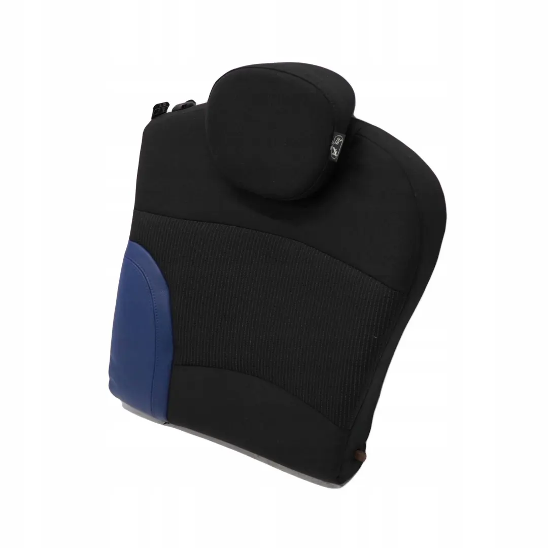 Left N/S Seat Backrest Cloth / Leather Blue to Mini Cooper One R55 Clubman Rear with Part number 2756741 Mini Cooper One R55 Clubman Rear Left N/S Seat Backrest Cloth / Leather Blue - SKU 2756741 - Part number 2756741