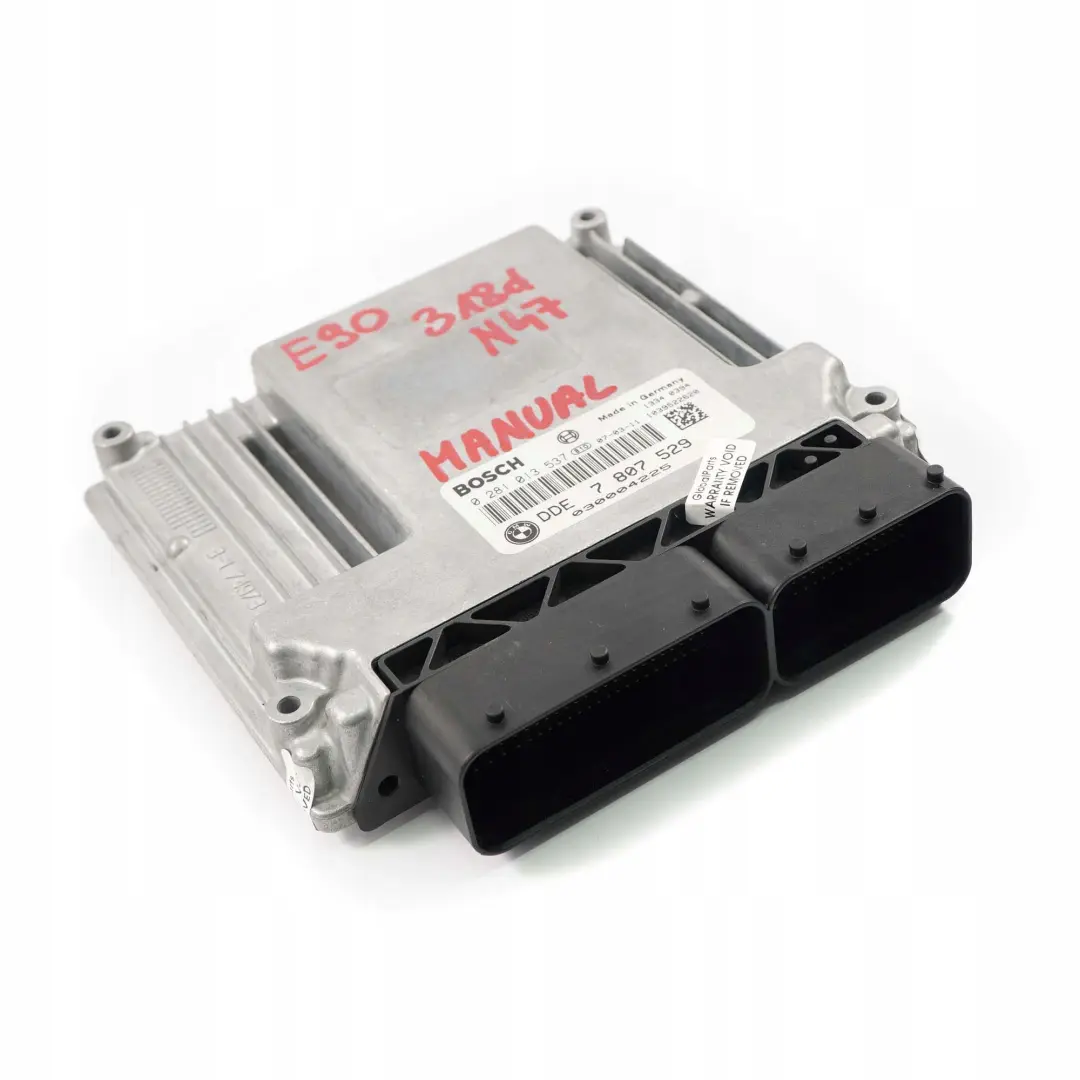 N47 DDE Unidad de Control Motor Diesel ECU Manual para BMW E87 LCI E90 E91 con número de pieza 7807529 BMW E87 LCI E90 E91 N47 DDE Unidad de Control Motor Diesel ECU Manual - SKU 7807529 - Número de pieza 7807529
