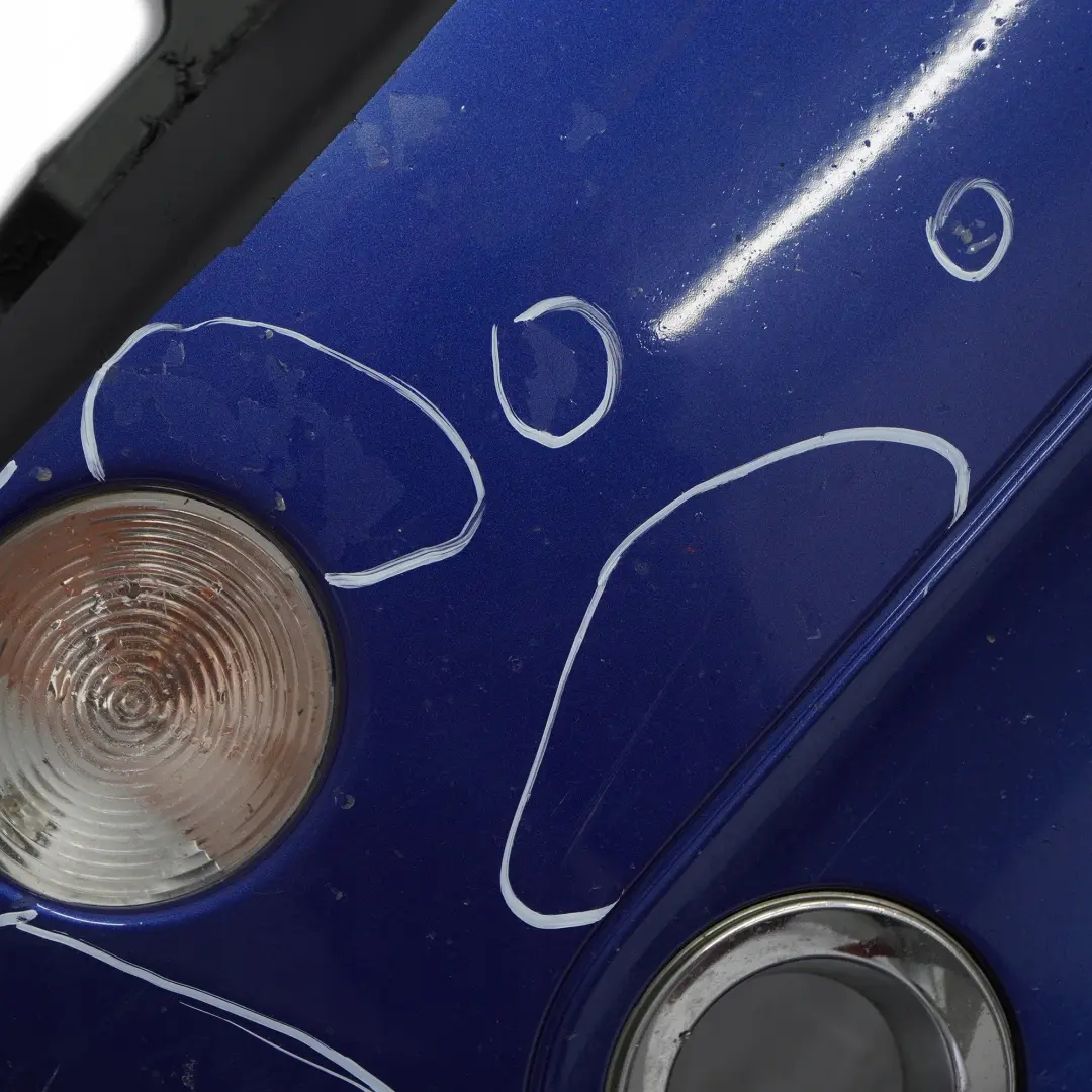 Stossfänger Vorn Lightning Blue Blau - A63 für BMW Mini R50 R52 Cooper Cabrio mit Teilenummer 0308998 BMW Mini R50 R52 Cooper Cabrio Stossfänger Vorn Lightning Blue Blau - A63 - SKU 0308998-LB - Teilenummer 0308998