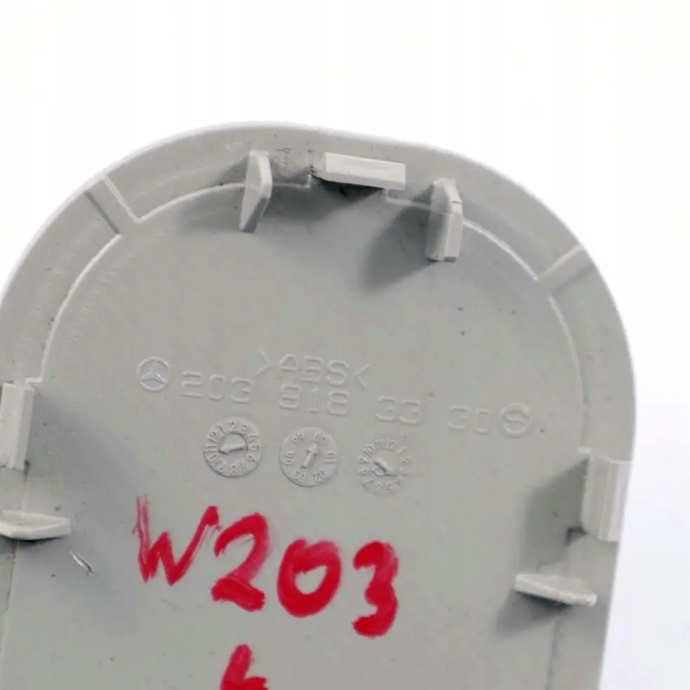  Mercedes-Benz C W203 Front Left N/S Seat Belt Fitting Cover Grey - SKU A2039183330 - Part number A2039183330