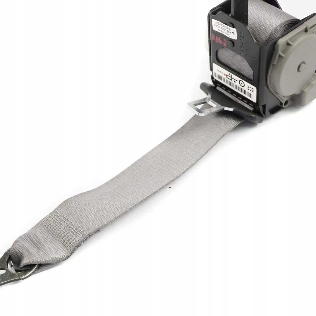 BMW E90 LCI Berlina Cinturón Asiento Superior Trasero Izquierdo Derecho Gris - SKU 9160124 - Número de pieza 9160124