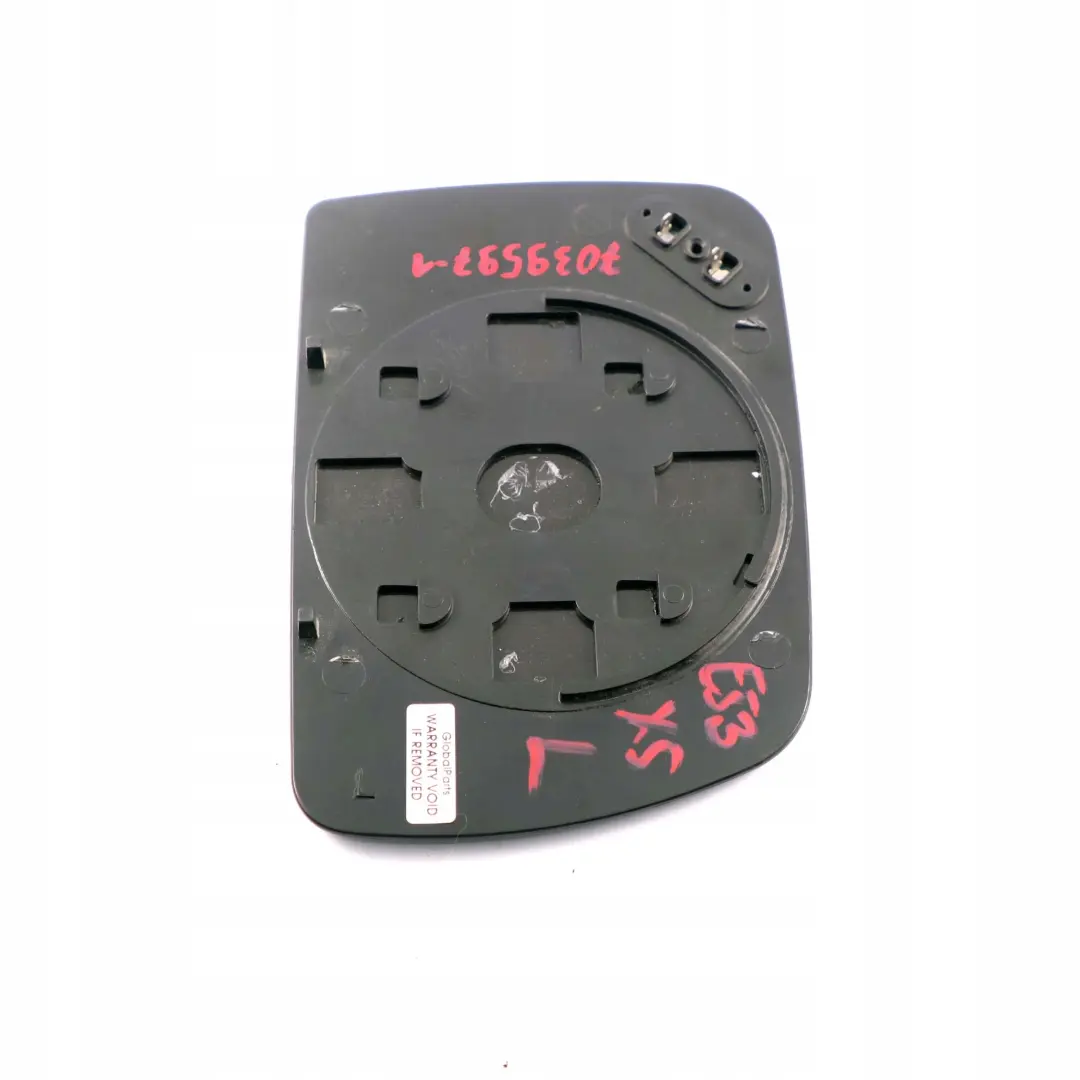 Left N/S Wing Mirror Glass Heated Wide Angle to BMW X5 Series E53 1 with Part number 7039597 BMW X5 Series E53 1 Left N/S Wing Mirror Glass Heated Wide Angle - SKU 7039597-1 - Part number 7039597