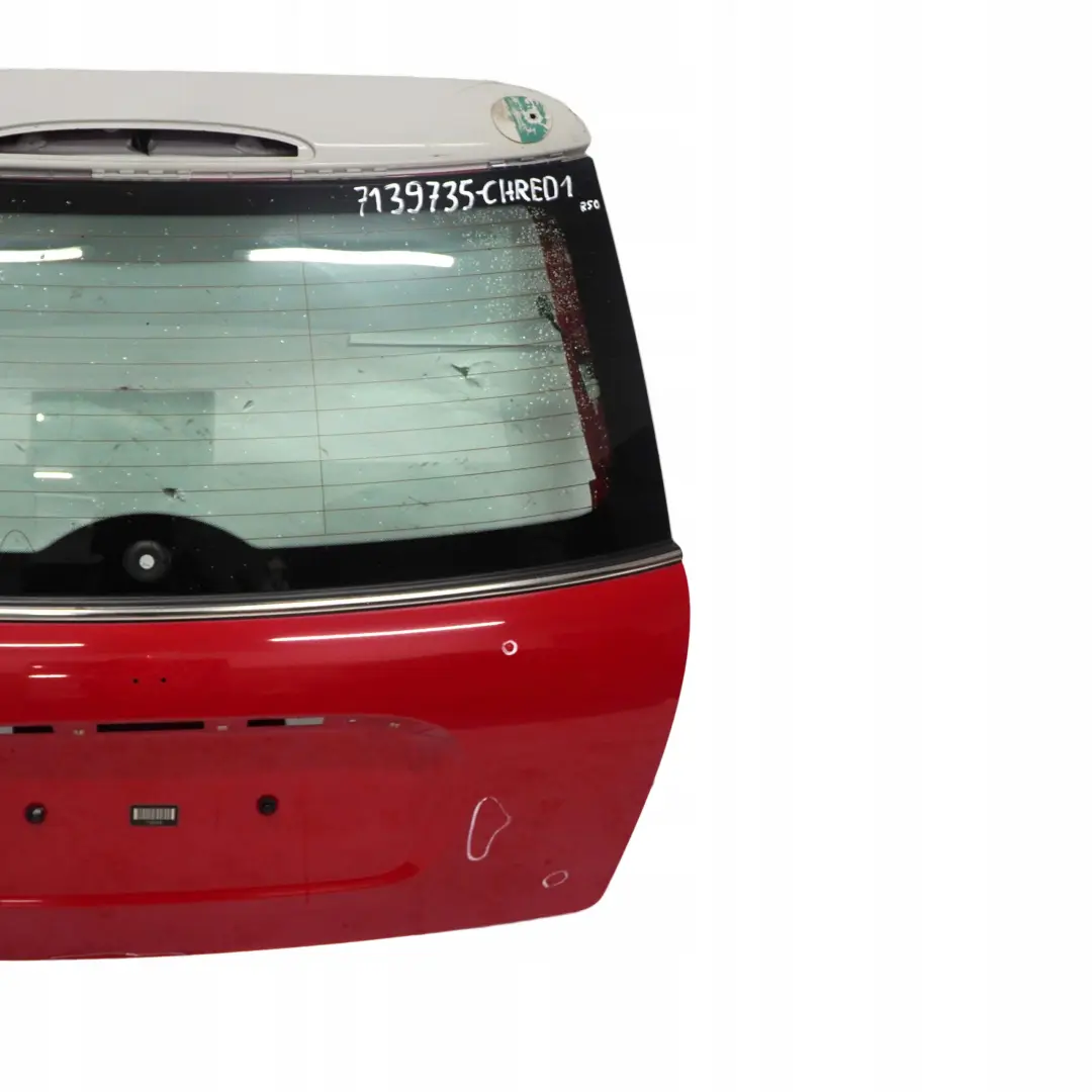 Heckklappe Chili Red Rot - 851 für BMW Mini Cooper R50 R53 mit Teilenummer 7139735 BMW Mini Cooper R50 R53 Heckklappe Chili Red Rot - 851 - SKU 7139735-CHRED1 - Teilenummer 7139735