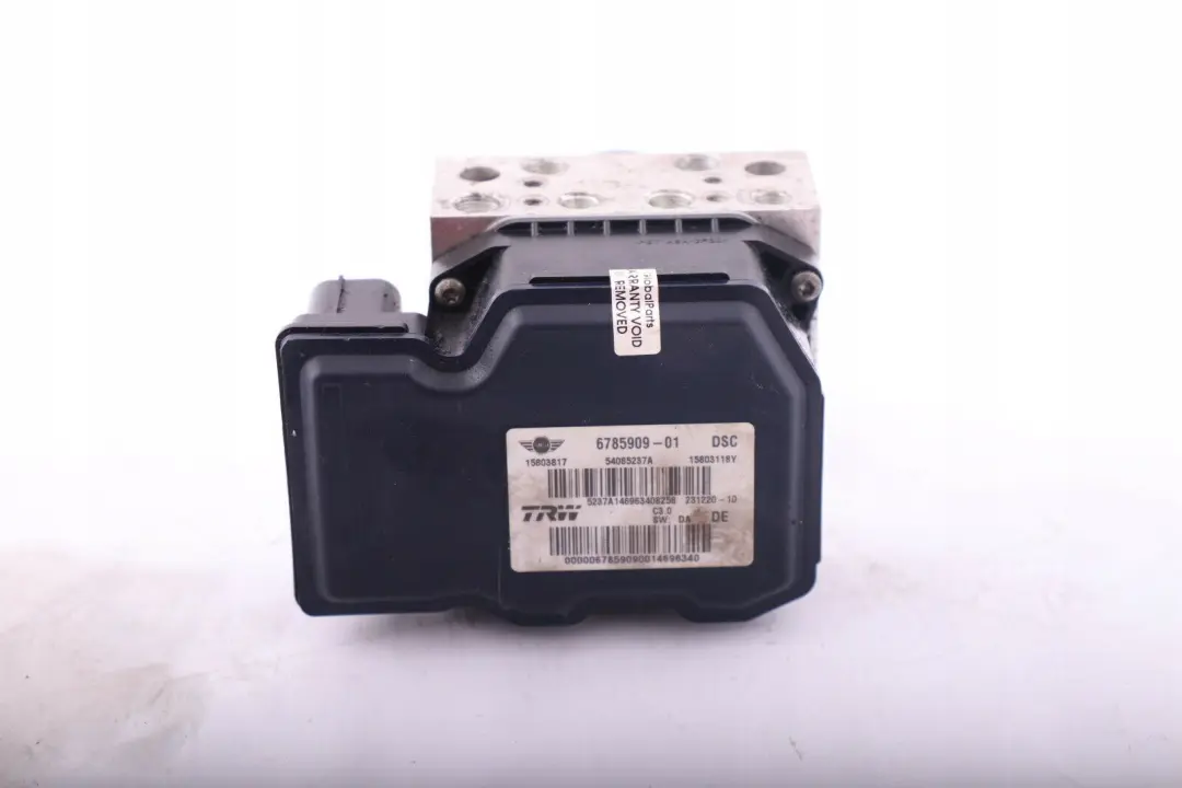 ABS DSC Pump Hydro Braking Unit 6790382 to Mini Cooper R55 R56 R57 with Part number 6790381 Mini Cooper R55 R56 R57 ABS DSC Pump Hydro Braking Unit 6790382 - SKU 6798847 - Part number 6790381