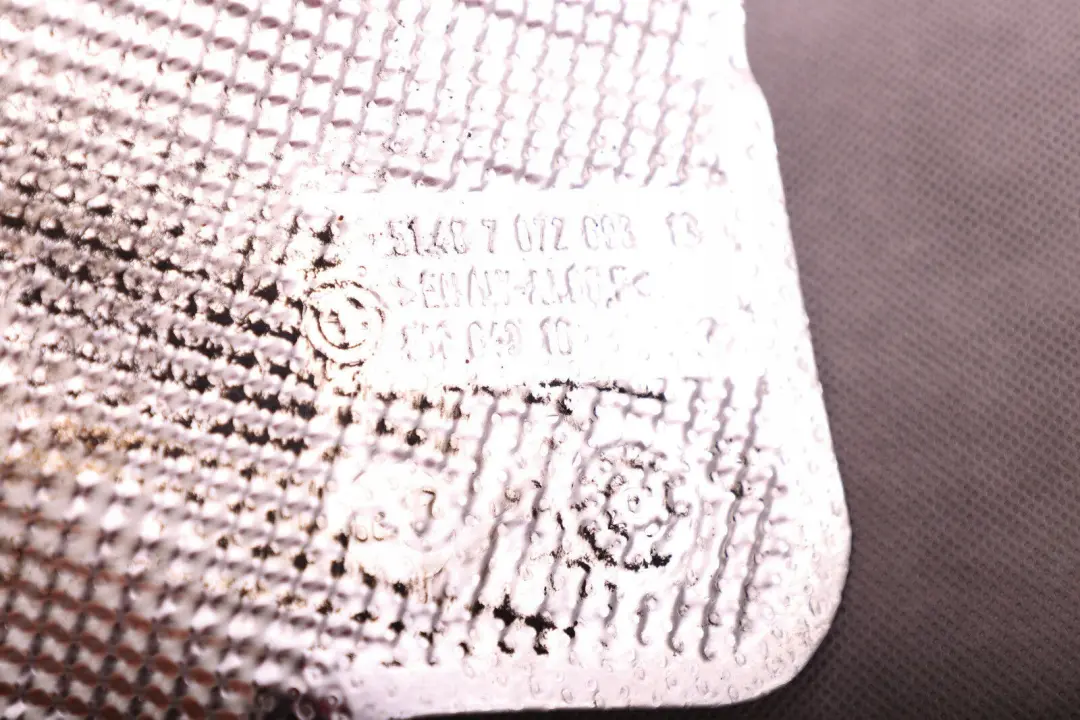 BMW E84 E90 E91 E93 Plaque d'isolation Thermique de la Paroi Avant - SKU 7072693 - Numéro de pièce 7072693