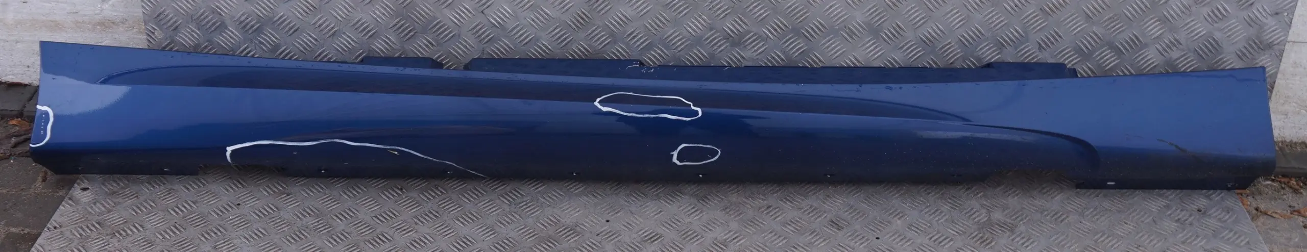 BMW 1 Series 3 E87 E87N M Sport Sill Strip Side Skirt Right O/S Le Mans Blue