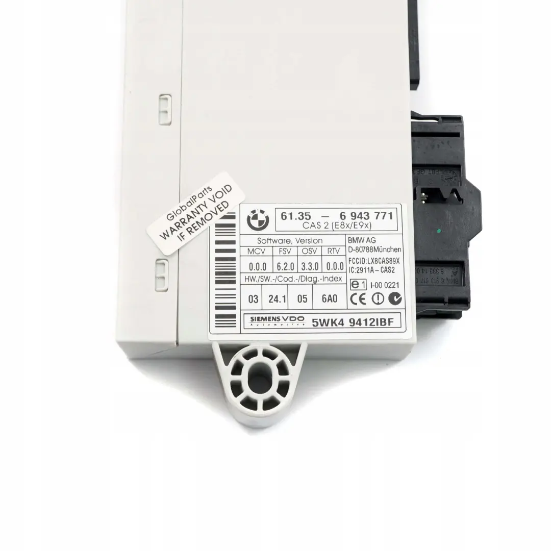 N46 ECU KIT DME CAS2 + Llave Manual para BMW E87 E90 E91 120i 320i con número de pieza 7552176 BMW E87 E90 E91 120i 320i N46 ECU KIT DME CAS2 + Llave Manual - SKU 7552176-1 - Número de pieza 7552176