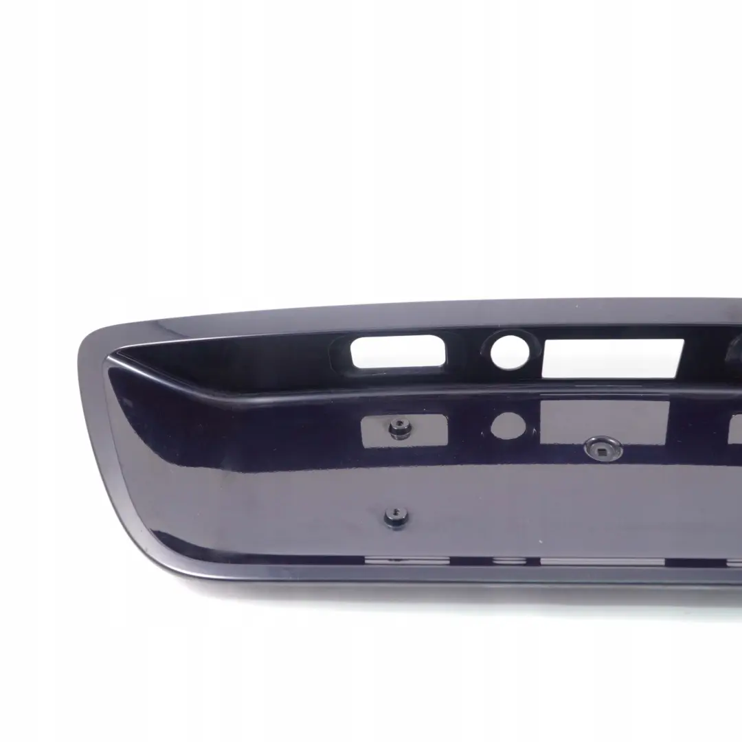 Mercedes-Benz C W203 Rear Trunk Lid Tailgate Plate Holder Tanzanite Blue - 359 to with Part number A2037500881 Mercedes-Benz C W203 Rear Trunk Lid Tailgate Plate Holder Tanzanite Blue - 359 - SKU A2037500881-TB - Part number A2037500881