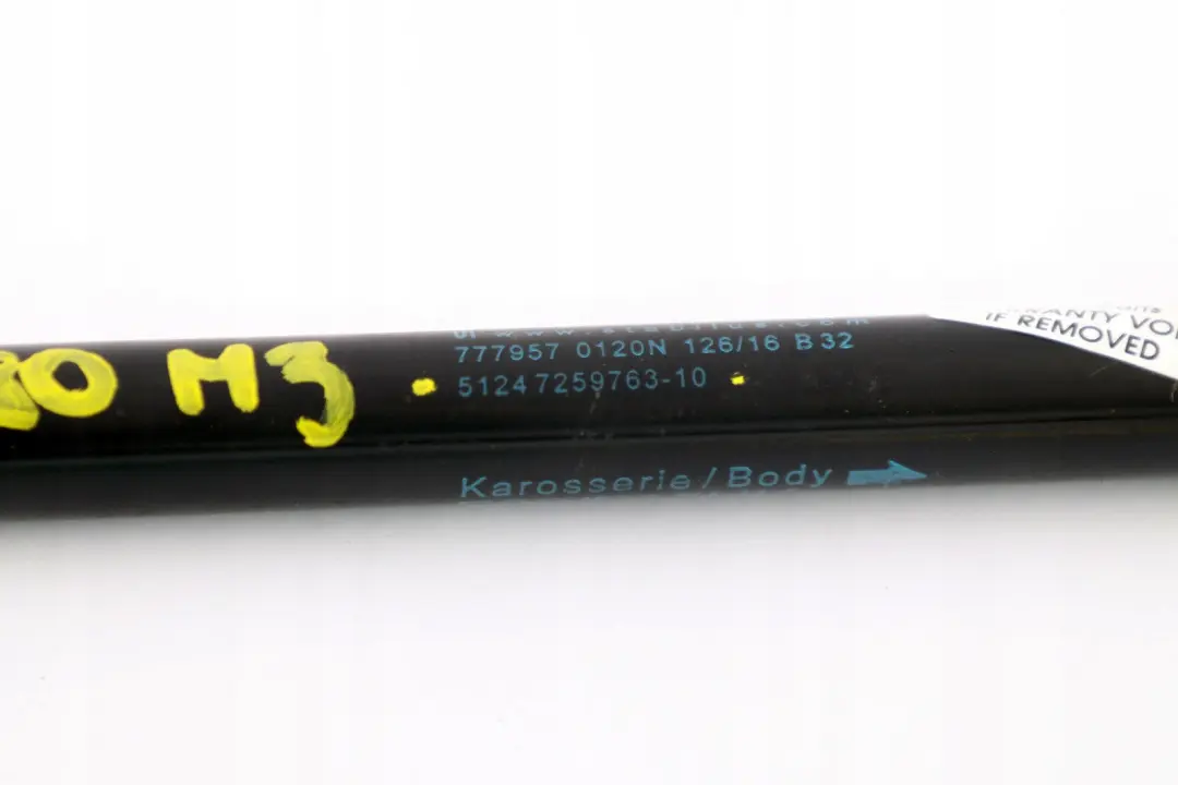 Presurizado Muelle Tapa Maletero Amortiguador para BMW F30 F80 M3 Gas con número de pieza 7259763 BMW F30 F80 M3 Gas Presurizado Muelle Tapa Maletero Amortiguador - SKU 7259763 - Número de pieza 7259763