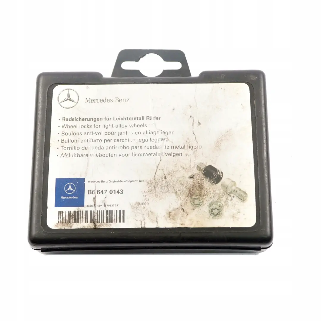 Mercedes-Benz C CLK Class W203 C209 Wheel Bolts Front Rear Set Box to with Part number A2035800010 Mercedes-Benz C CLK Class W203 C209 Wheel Bolts Front Rear Set Box - SKU A2035800010-1 - Part number A2035800010