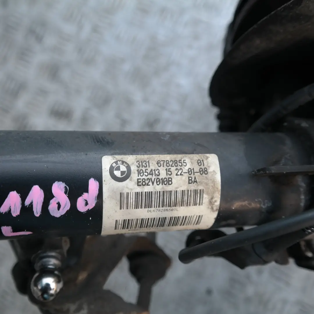 *BMW 1 E81 118d N47 Stoßdämpfer Federbein Schwenklager Vorne Links  - SKU 6782855 - Teilenummer 31316782855