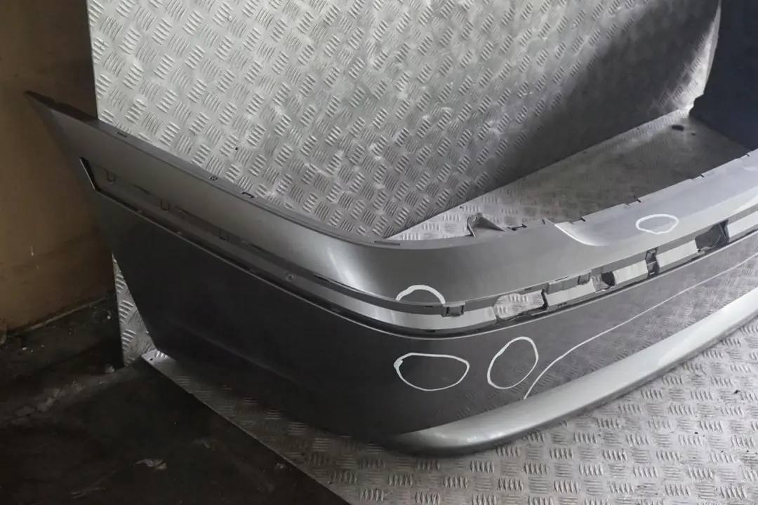 Bumper Trim Panel Sterlinggrau Grey Metallic - 472 to BMW 7 Series E65 E66 Rear with Part number 0136743 BMW 7 Series E65 E66 Rear Bumper Trim Panel Sterlinggrau Grey Metallic - 472 - SKU 0136743-STG - Part number 0136743