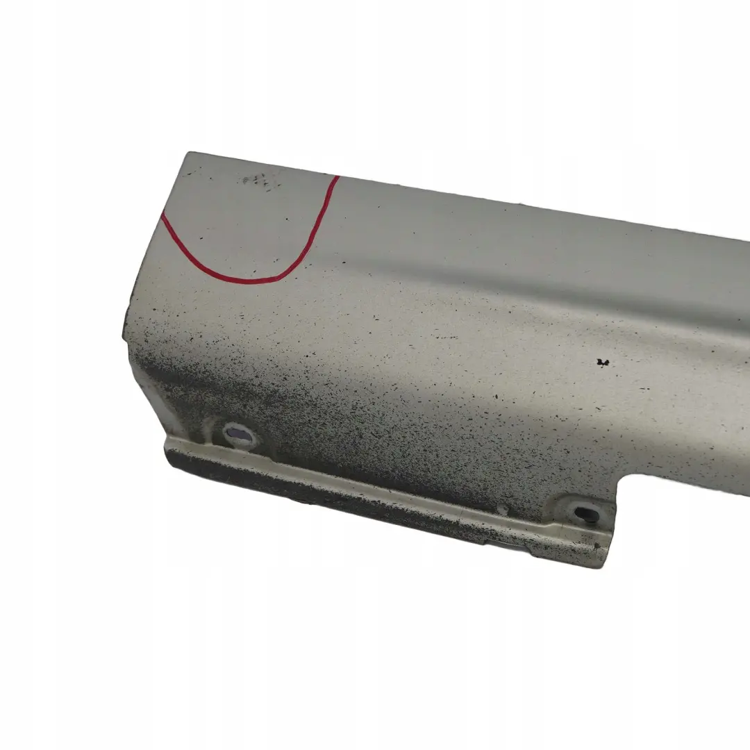 Left N/S Side Sill Skirt Kick Panel Titan Silver - 354 to BMW 3 E46 Saloon Touring with Part number 9071633 BMW 3 E46 Saloon Touring Left N/S Side Sill Skirt Kick Panel Titan Silver - 354 - SKU 9071633-TS - Part number 9071633