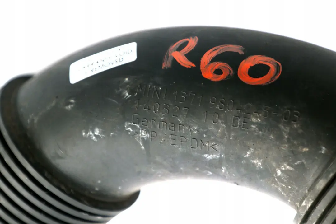 Manguera Colector De admision Linea De aire De carga para Mini R60 R61 Turbo con número de pieza 9804245 Mini R60 R61 Turbo Manguera Colector De admision Linea De aire De carga - SKU 9804245 - Número de pieza 9804245