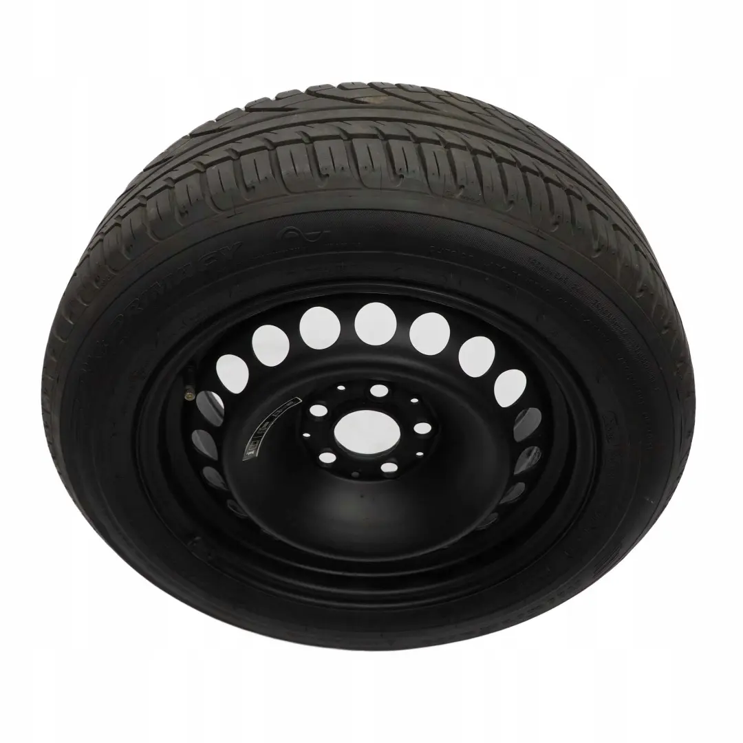 Mercedes-Benz E W210 Stahl Felge 16" Notrad Reserverad 215/55 für mit Teilenummer A2104000802 Mercedes-Benz E W210 Stahl Felge 16" Notrad Reserverad 215/55 - SKU A2104000802 - Teilenummer A2104000802