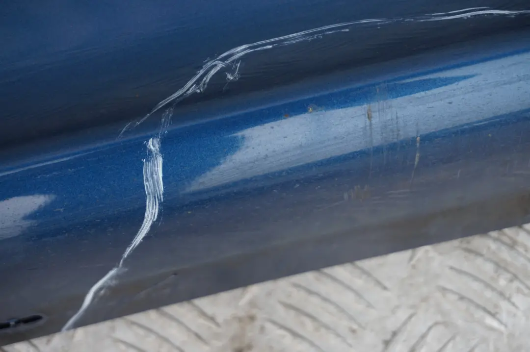 BMW E87 Listello Portiera Apertura Gonna Destra Blu Sydney Metallizzato A19 - SKU 0032948-SYD6 - Numero di parte 32948