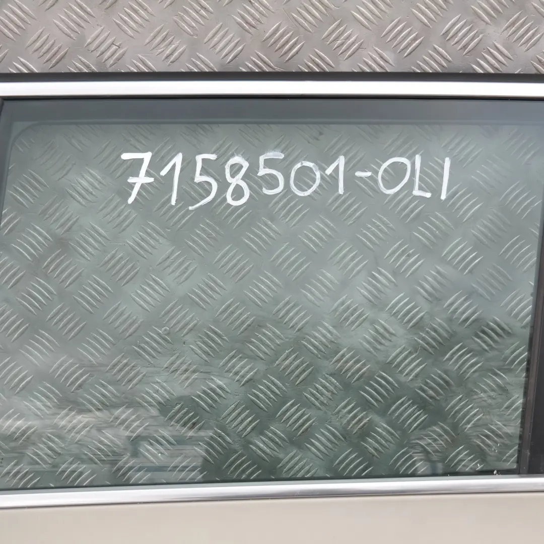 BMW E61 Drzwi lewe tylne tył Olivin 349 - SKU 7158501-OLI - Numer Części 7158501