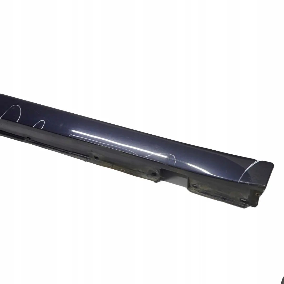 BMW 5 E60 E61 LCI 2 Door Sill Cover Side Skirt Right O/S Monacoblau Blue - A35 - SKU 0422465-MB2 - Part number 0422465