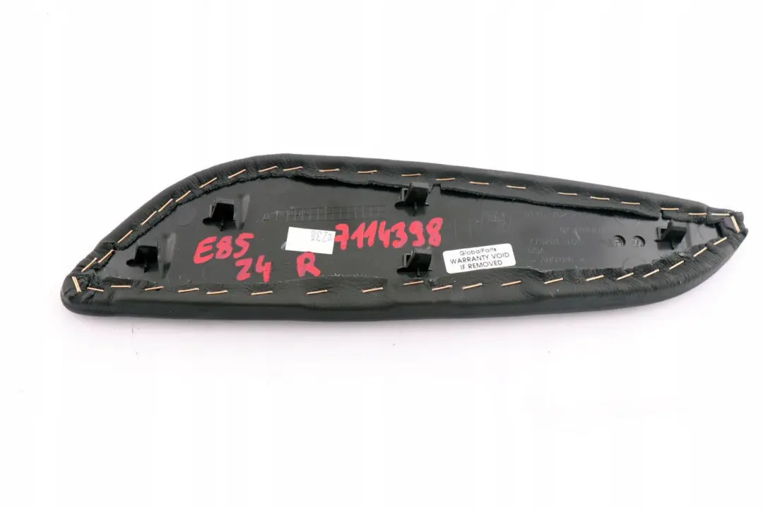 *BMW Z4 er E85 E86 Verkleidung Leder Schwarz Rechts - SKU 7114398 - Teilenummer 7114398