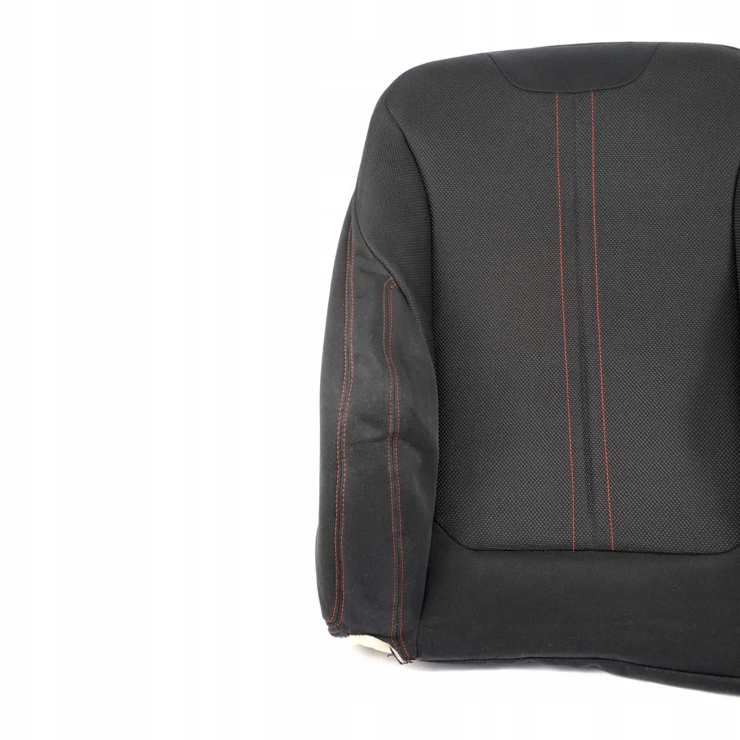 BMW F20 F30 LCI Front Right Sport Seat O/S Backrest Cover Cloth Anthracite Red - SKU 7475406 - Part number 7475406