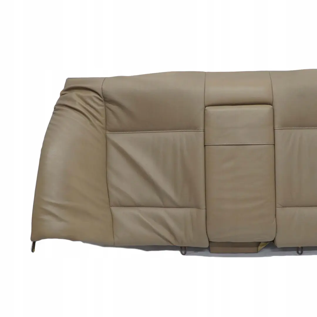 BMW 3 E46 Saloon Rear Seat Back Backrest Cover Leather Montana Light Beige - SKU 8225910 - Part number 8225910